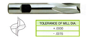 YG-1 01453CE HSSCo8 End Mill Regular Length 4-1//8 Length TiAlN-Extreme Finish 1-3//8 2 Flute