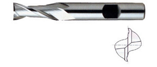 Regular Length YG-1 01359 HSSCo8 End Mill 3-7//16 Length Uncoated Finish 2 Flute 3//4