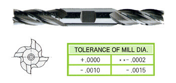 YG-1 04436CE HSSCo8 End Mill Regular Length TiAlN-Extreme Finish 6 Flute 1-1//8 4-1//2 Length