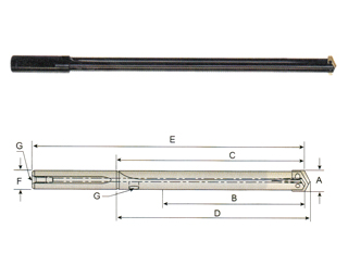 SOID Carbide Straight Flute Screw Machine Length Size 1/8 Dia Drill Spade Dril 