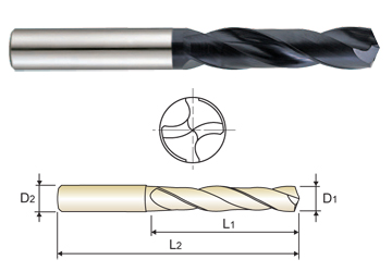 TiAlN Finish Pack of 1 Slow Spiral YG-1 DH406 Carbide Dream Short Length Drill Bit 13mm Diameter x 107mm Length Straight Shank 140 Degree TiAlN Finish Pack of 1 Slow Spiral YG-1 DH406 Carbide Dream Short Length Drill Bit 13mm Diameter x 107mm Length Straight Shank 140 Degree