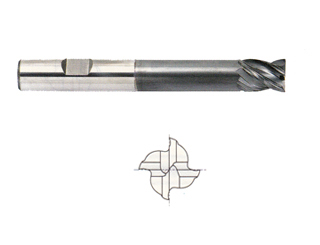 Double YG-1 12059HE HSS End Mill 4 Flute 4-1/8 Length Regular Length 13/32 TiAlN-Extreme Finish