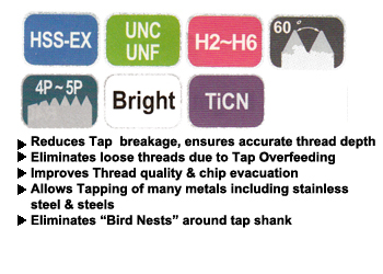 5/8 Size YG-1 Z2648 HSSE-V3 Forming Tap for Multi Purpose 11 UNC Thread per Inch Bright Finish Bottoming Style 5/8 Size YG-1 Z2648 HSSE-V3 Forming Tap for Multi Purpose 11 UNC Thread per Inch Bright Finish Bottoming Style