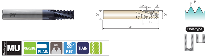 1 Length of Cut TiAlN Yg-1 Tool Company Ball End Mill 3/8 Milling Dia Number of Flutes: 4 E5250-43584TF 1 Length of Cut TiAlN Yg-1 Tool Company Ball End Mill 3/8 Milling Dia Number of Flutes: 4 E5250-43584TF