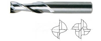4-1/8 Length TiAlN-Futura Finish Regular Length 2 Flute 1-3/8 YG-1 41449CF HSSCo8 Ball Nose End Mill 