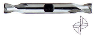 YG-1 53014HF HSS End Mill 2-1/4 Length Miniature Regular Length TiAlN-Futura Finish 1/8 Double 4 Flute