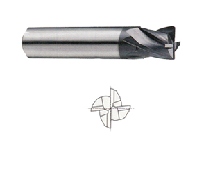 4 Flute Stub Length Multiple Helix 4 Length YG-1 EMD59064 Carbide V7 Mill Steel Corner Radius End Mill 1 4 Flute Stub Length Multiple Helix 4 Length YG-1 EMD59064 Carbide V7 Mill Steel Corner Radius End Mill 1